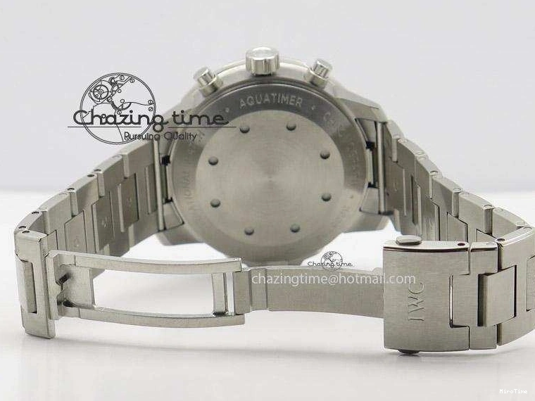 MIROTIME 1228 Versatile Aquatimer Chrono IW376803 V6F 1:1 Best Edition White Dial On SS Bracelet A 7359